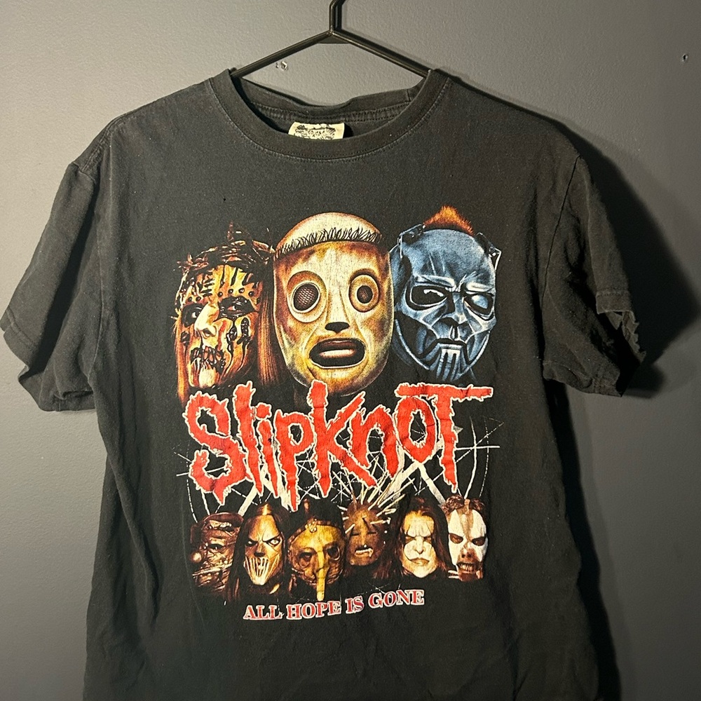 Affliction Black Slipknot Graphic Tee Vintage